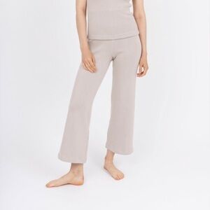 Ilana Kohn Beige Wide Leg Pants